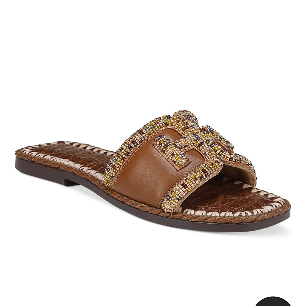 NWT SAM EDELMAN BEADED SANDALS SIZE 8